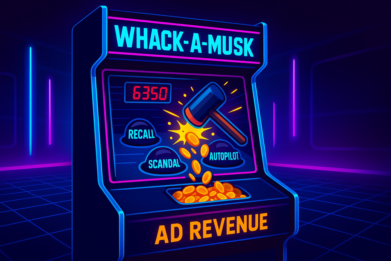 Whack-a-Musk arcade game